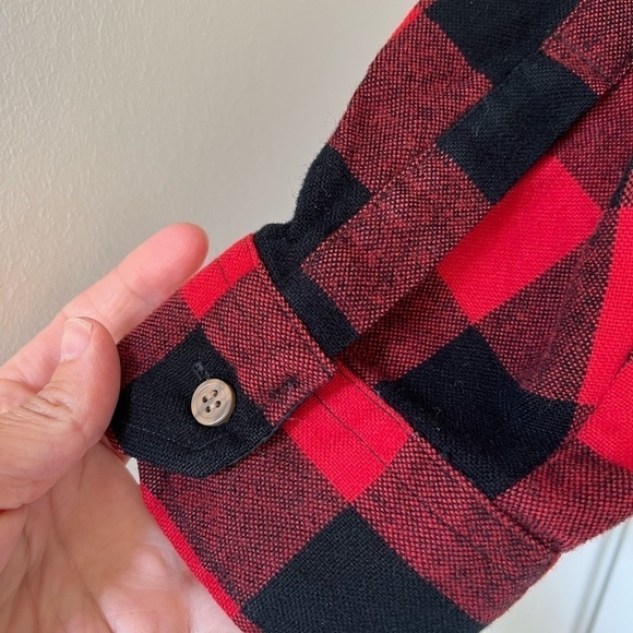 Vintage Sears Men's XL/Tall Unlined Lumberjack Plaid Button Down with Pockets - Picture 8 of 11